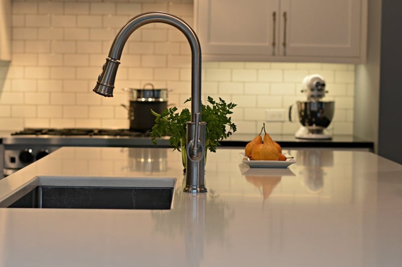 Seattle kitchen quartz countertop